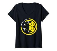 Femme JWST Astronomy Lovers James Webb Télescope Spatial T-Shirt avec Col en V