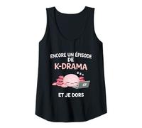 Femme K-Drama Encore Un Episode Et Je Dors Axolotl Kawaii Débardeur