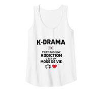 Femme K-Drama Mode de Vie - Fan de Série Coréenne Assumée Débardeur