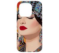 Femme Kabyle et Les Magnifiques Bijoux Kayle Coque pour iPhone 15 Pro