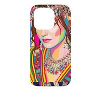 Femme Kabyle et Les Magnifiques Bijoux Kayle Coque pour iPhone 15 Pro