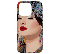 Femme Kabyle et Les Magnifiques Bijoux Kayle Coque pour iPhone 15 Pro Max