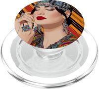 Femme Kabyle et Les Magnifiques Bijoux Kayle PopSockets PopGrip pour MagSafe