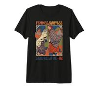 Femme Kabyle - L'EAUD C'est DE LA Vie T-Shirt Haut de Gamme