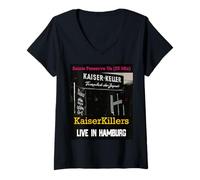 Femme KaiserKillers Live in Hamburg T-Shirt avec Col en V