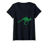Femme Kangourou Australian Slang Shirts pour Aussies | Australie T-Shirt avec Col en V
