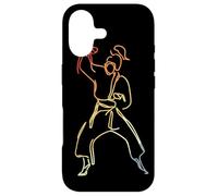 Femme Karateka Dessin Karate Girl Coque pour iPhone 17