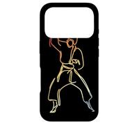 Femme Karateka Dessin Karate Girl Coque pour iPhone 17 Pro