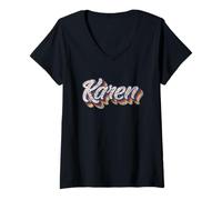Femme Karen Karens : calmez-Vous T-Shirt avec Col en V