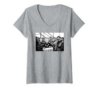 Femme Keith Flint, Groupe électronique The Prodigy, Photo : Phil Nicholls T-Shirt avec Col en V