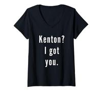 Femme Kenton? Je t’AI EU. T-Shirt avec Col en V