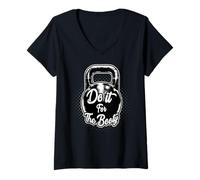 Femme Kettlebell Do It for The Booty Gym T-Shirt avec Col en V