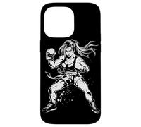 Femme Kickboxer Taekwondo Boxe Ring Coque pour iPhone 14 Pro Max
