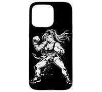 Femme Kickboxer Taekwondo Boxe Ring Coque pour iPhone 15 Pro Max