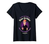 Femme King of The Hill So They Can Probe Me But I Can't Probe Them T-Shirt avec Col en V
