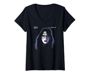 Femme KISS - Ace Frehley 1978 T-Shirt avec Col en V
