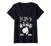 Femme KISS - Nous vous voulons T-Shirt avec Col en V