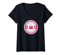 Femme Kittyland State Girls United Champions T-Shirt avec Col en V
