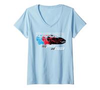Femme Knight Rider Entièrement Tanked and Cruisin T-Shirt avec Col en V