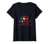 Femme Knight Rider Knight Time is The Right Time is The Right Time T-Shirt avec Col en V