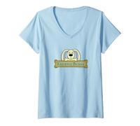 Femme Knuffle Bunny Big Logo T-Shirt avec Col en V