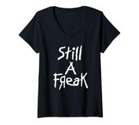 Femme Korn Still A Freak T-Shirt avec Col en V T-Shirt avec Col en V