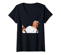 Femme Kurt Cobain Nirvana Singer Live Reading Incesticide 1992 T-Shirt avec Col en V