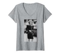 Femme Kylie Minogue, chanteuse pop : « Je devrais être si chanceuse » 1988 T-Shirt avec Col en V
