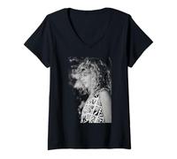 Femme Kylie Minogue Charlene Mitchell, actrice, Neighbours, feuilleton 1988 T-Shirt avec Col en V