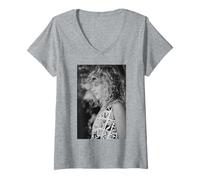 Femme Kylie Minogue Charlene Mitchell Neighbours, acteur du feuilleton 1988 T-Shirt avec Col en V