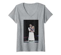Femme Kylie Minogue Jason Donovan en direct spécialement pour vous T-Shirt avec Col en V