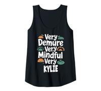 Femme Kylie Personalized Very Demure Very Mindful Kylie Name Débardeur