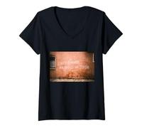 Femme L’Arte È MORTA Venezia È LA SUA TOMBA - Venice Italy VENEDIG T-Shirt avec Col en V