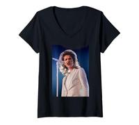 Femme La chanteuse Céline Dion Live Falling Into You World Tour 1996 T-Shirt avec Col en V