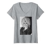 Femme La chanteuse Dolly Parton Dolly in Concert Era 1983 T-Shirt avec Col en V