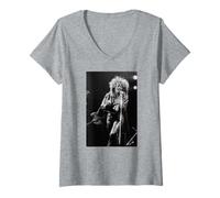 Femme La chanteuse Tina Turner Live at Wembley 1985 T-Shirt avec Col en V