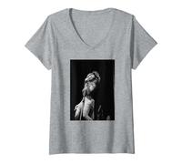 Femme La chanteuse Tina Turner Live Foreign Affair Tour 1990 T-Shirt avec Col en V