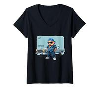 Femme La Culture Prime sur l'influence T-Shirt avec Col en V