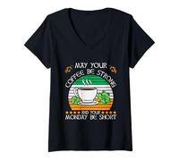 Femme La fête de la Saint-Patrick : un drôle de dicton irlandais T-Shirt avec Col en V