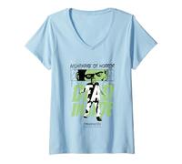 Femme La fiancée de Frankenstein est Morte dans Un Film d'horreur T-Shirt avec Col en V