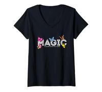 Femme La Magie est Quelque Chose Que Vous Faites T-Shirt avec Col en V