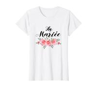 Femme la mariée evjf -enterrement de vie de jeune fille floral T-Shirt