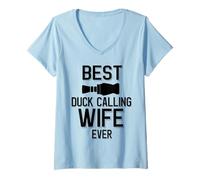 Femme La Meilleure épouse de Tous Les Temps T-Shirt avec Col en V