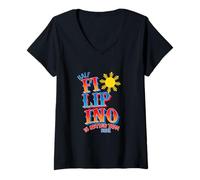 Femme La moitié Philippine Vaut Mieux Que Aucun Philippines Roots Proud T-Shirt avec Col en V