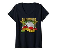 Femme La Paz Mexico Baja California Sur Travel Souvenir Mexicans T-Shirt avec Col en V