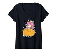 Femme La Princesse Danse et est Heureuse T-Shirt avec Col en V