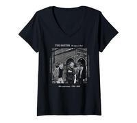 Femme La Reine des Smith est Morte 1986-2026 Morrissey Stephen Wright T-Shirt avec Col en V