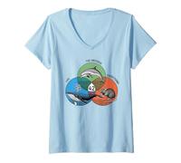 Femme La Vie, l'univers et Tout Le Reste 42 réponses T-Shirt avec Col en V