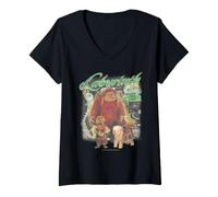 Femme Labyrinth Where Anything is Possible Collage Fantasy Movie T-Shirt avec Col en V