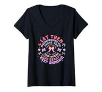 Femme Laissez-les mal comprendre que vous continuez à briller T-Shirt avec Col en V